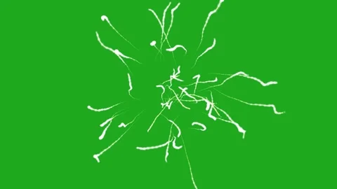 Explosive Trails Bursting – Dynamic Light Streaks Animation Stock Footage 302902034