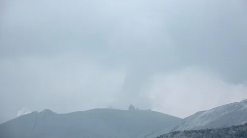 Explosive Volcanic Eruption Rocks Volcano Shooting Ash Skyward Stock Footage 87270176