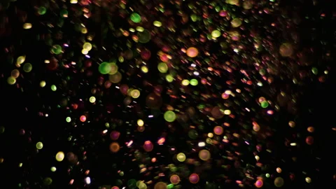 The explosive wave of bright particles. slow motion Stock Footage 158488482
