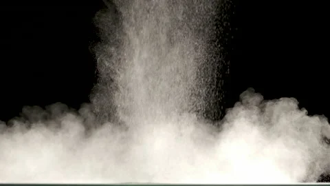 The explosive wave of shiny particles. slow motion Stock Footage 160061219