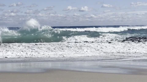 Explosive waves Stock Footage 165083014