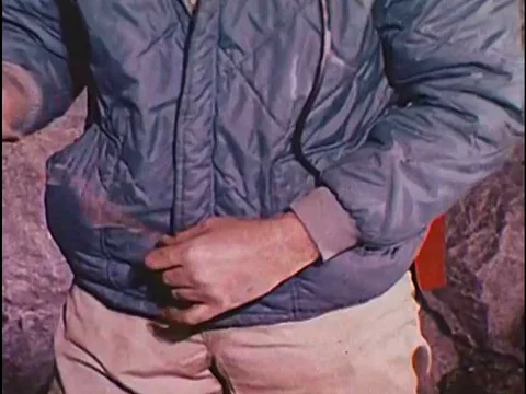 Explosives are loaded in a mine, and extra explosives are removed in a mine in Video stock 74947320