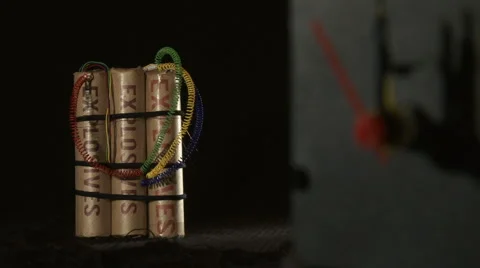 Explosives timebomb, version 1 Stock Footage 1072016