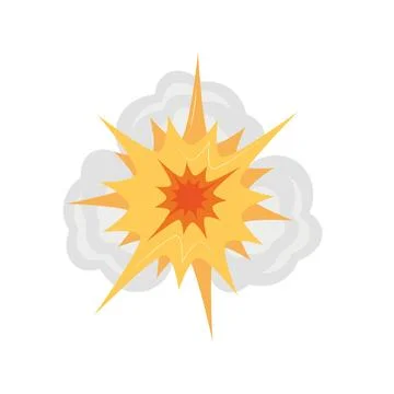 Explsion effect war illustration Illustrazione stock