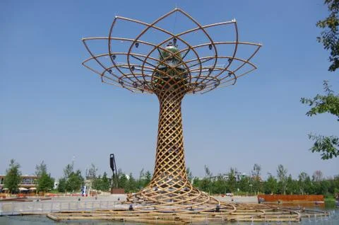 EXPO 2015, Milan - The tree of life Stock Photos