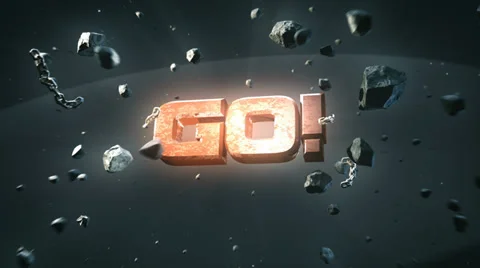 Expolde chain GO! Stock Footage 38470761