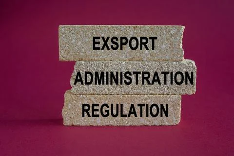 Export Administration Regulation symbol. Stock-Fotos