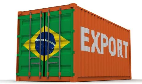 Export of Brazil Ilustração Stock