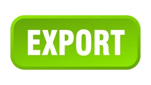 Export button. export square 3d push button Illustrazione stock