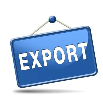 Export button Stock Illustration