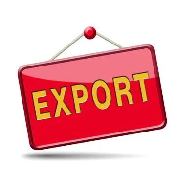 Export button Illustrazione stock