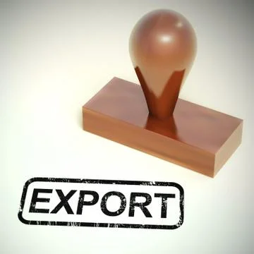 Export concept icon showing exportation of goods and products - Stock-Illustration