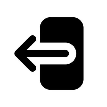 Export data black glyph ui icon Illustrazione stock