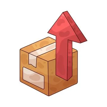 Export Delivery illustration Stock Illustration