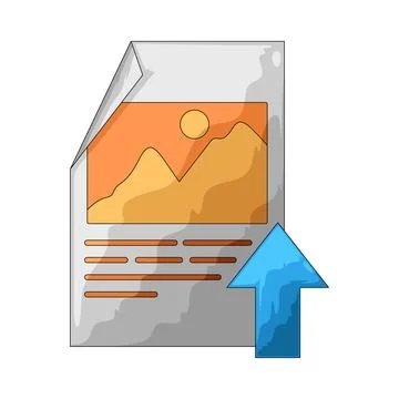Export file illustration Illustrazione stock