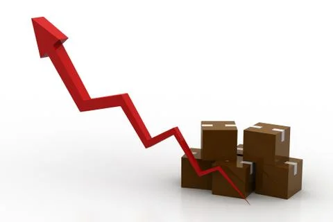 Export growth concept Stock Illustration