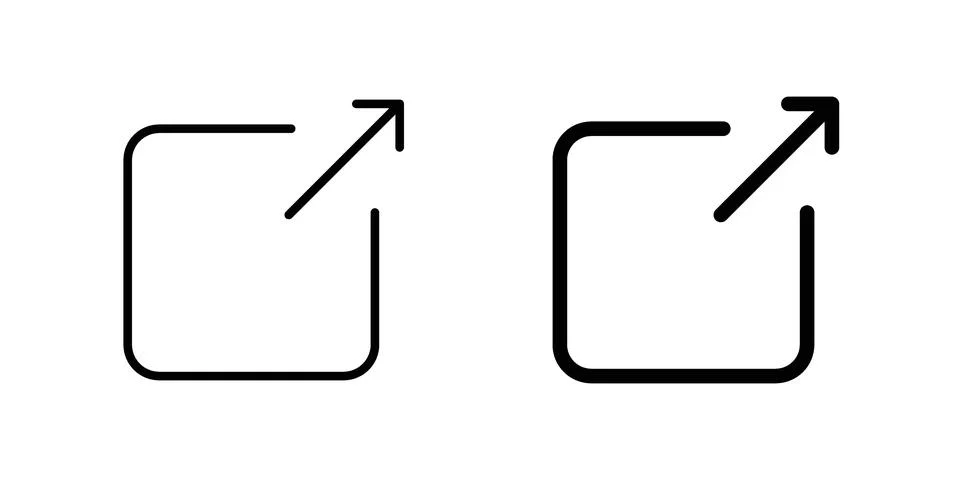Export icon Illustration Eps10 for web or app Stock-Illustration