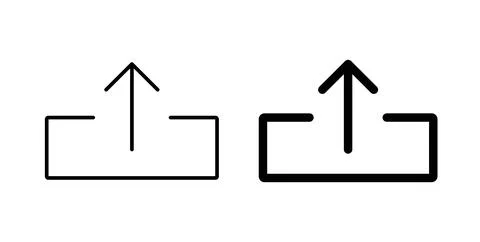 Export icon symbol. Flat Vector illustration Stock-Illustration
