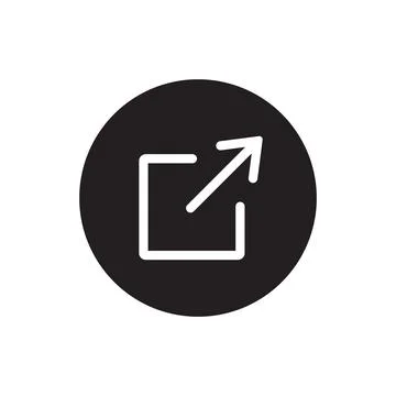 Export icon vector Stock Illustration