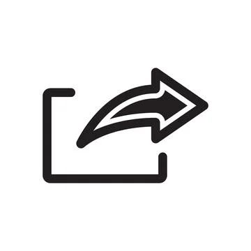 Export icon vector Stock Illustration