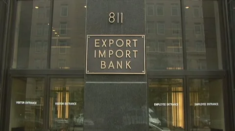 Export Import Bank Stock Footage 8509769