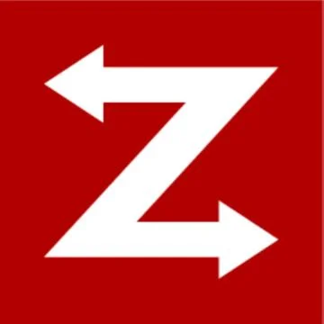 Export import z logo Stock Illustration