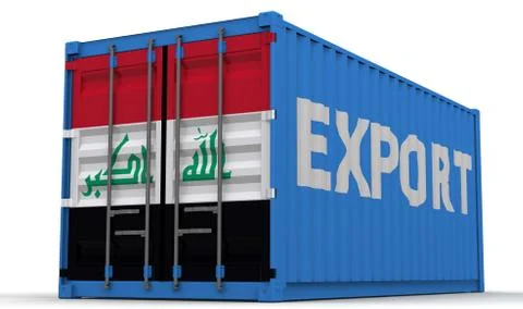 Export of Iraq 스톡 일러스트