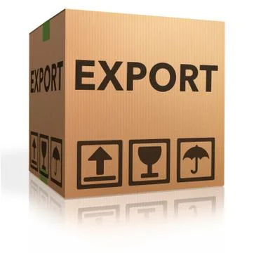 Export package Illustrazione stock
