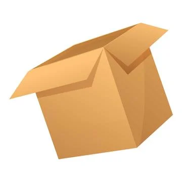Export parcel box icon, cartoon style イラスト素材