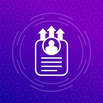 Export personal data icon for web Illustrazione stock