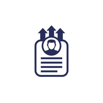 Export personal data icon on white Stock Illustration