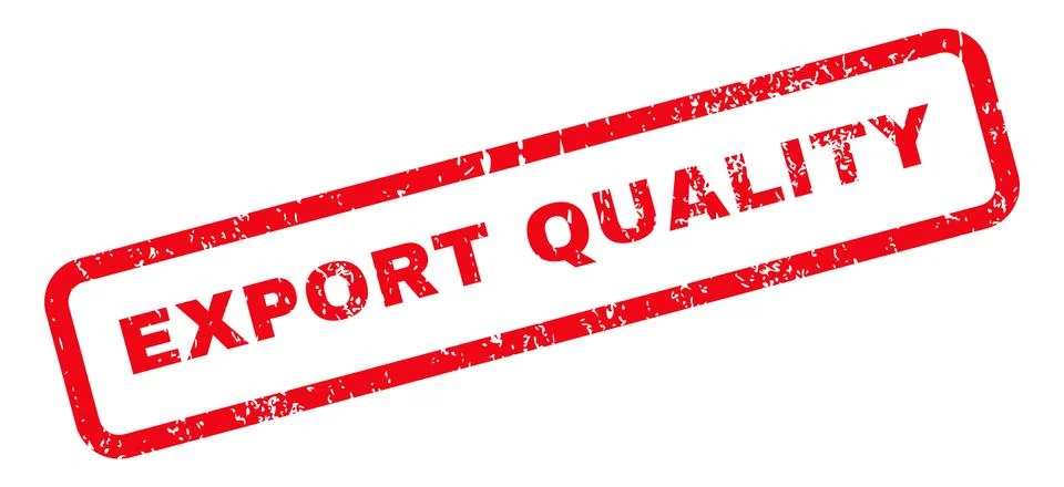 Export Quality Text Rubber Stamp Illustrazione stock