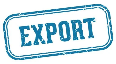 Export stamp. export rectangular stamp on white background Stock Illustration