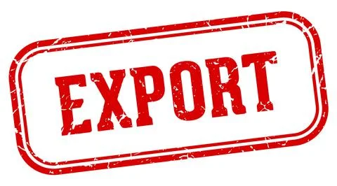 Export stamp. export rectangular stamp on white background Stock Illustration