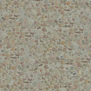 Exposed Aggregate Concrete Surface Pebble Texture Stock Photos