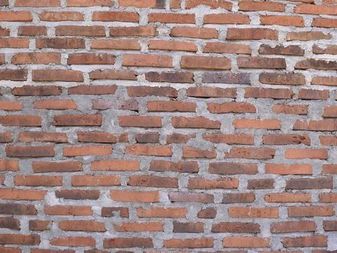 Exposed Brick Wall Texture 库存照片