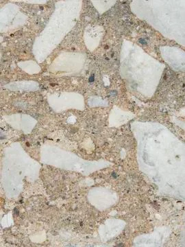 Exposed Concrete Aggregate Stock Photos