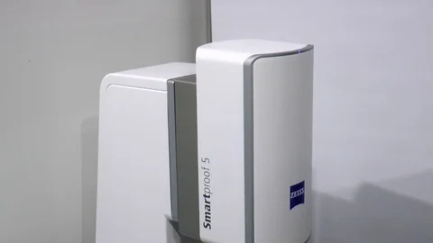 An exposed microscope Stock Footage 70110425