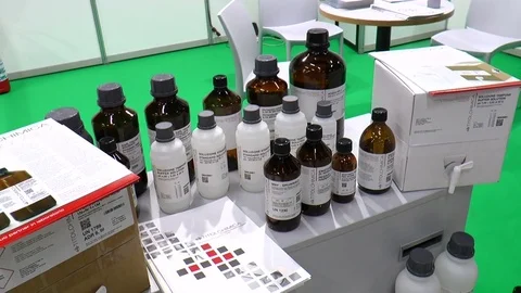 Exposure to chemicals Stock Footage 70105185