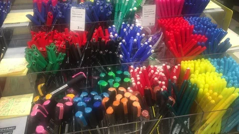 Exposure of colored pencils Stock Footage 101375269