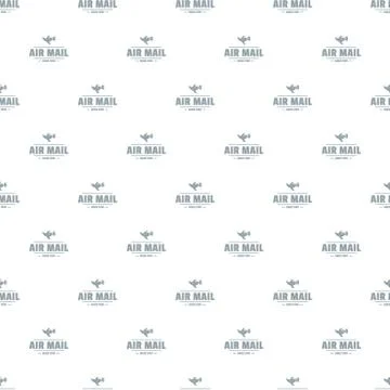 Express air mail pattern vector seamless Stockillustratie