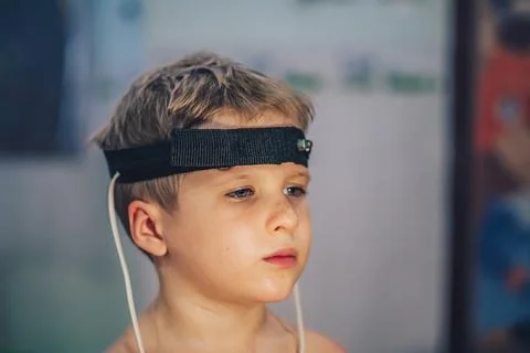 Express biofeedback microcurrent rezonans health of organs diagnostic. Sick Foto stock