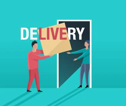 Express delivery concept Stock Illustration