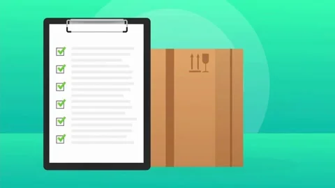 Express Delivery Icon Animation: App and Website Concept Stock Footage 275670465