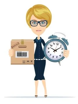 Express Delivery Icon, Cargo Delivery. Stock Illustration