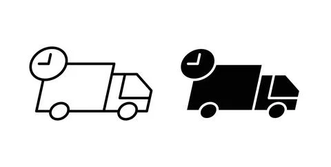Express delivery icon vector art Illustrations 스톡 일러스트