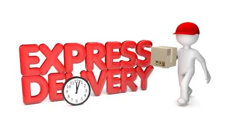 Express delivery Stock Illustration