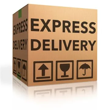 Express delivery Illustrazione stock