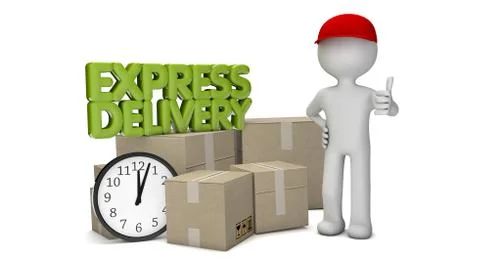 Express delivery Stock Illustration