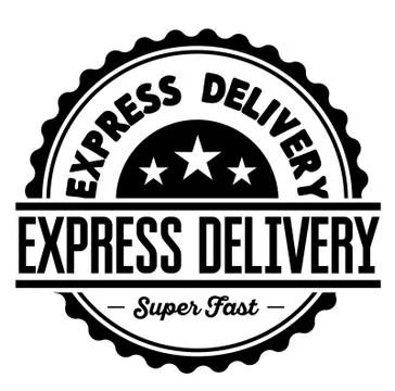 Express Delivery label Stockillustratie